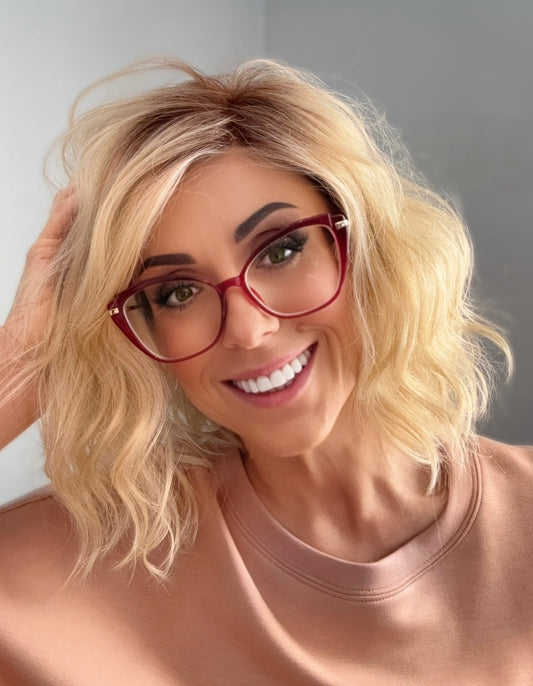 Victoria | Short Wavy Bob Lace Front Monofilament Wig