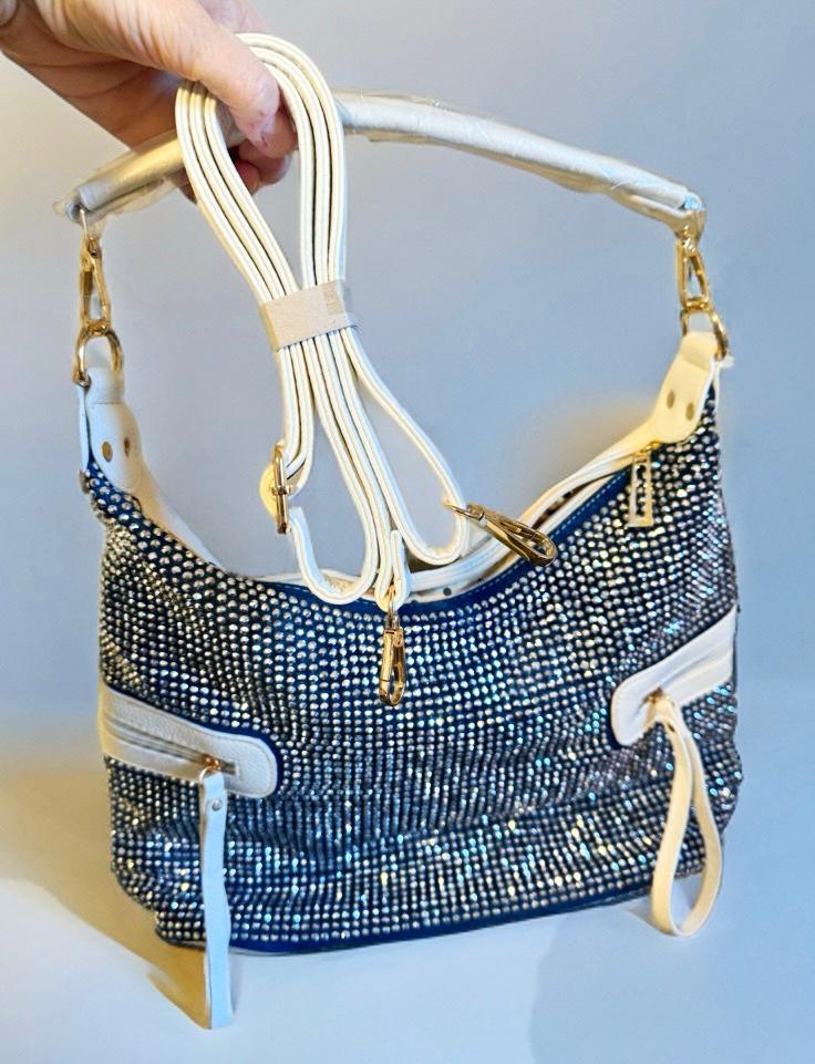 Celeste Crystal Hobo Handbag