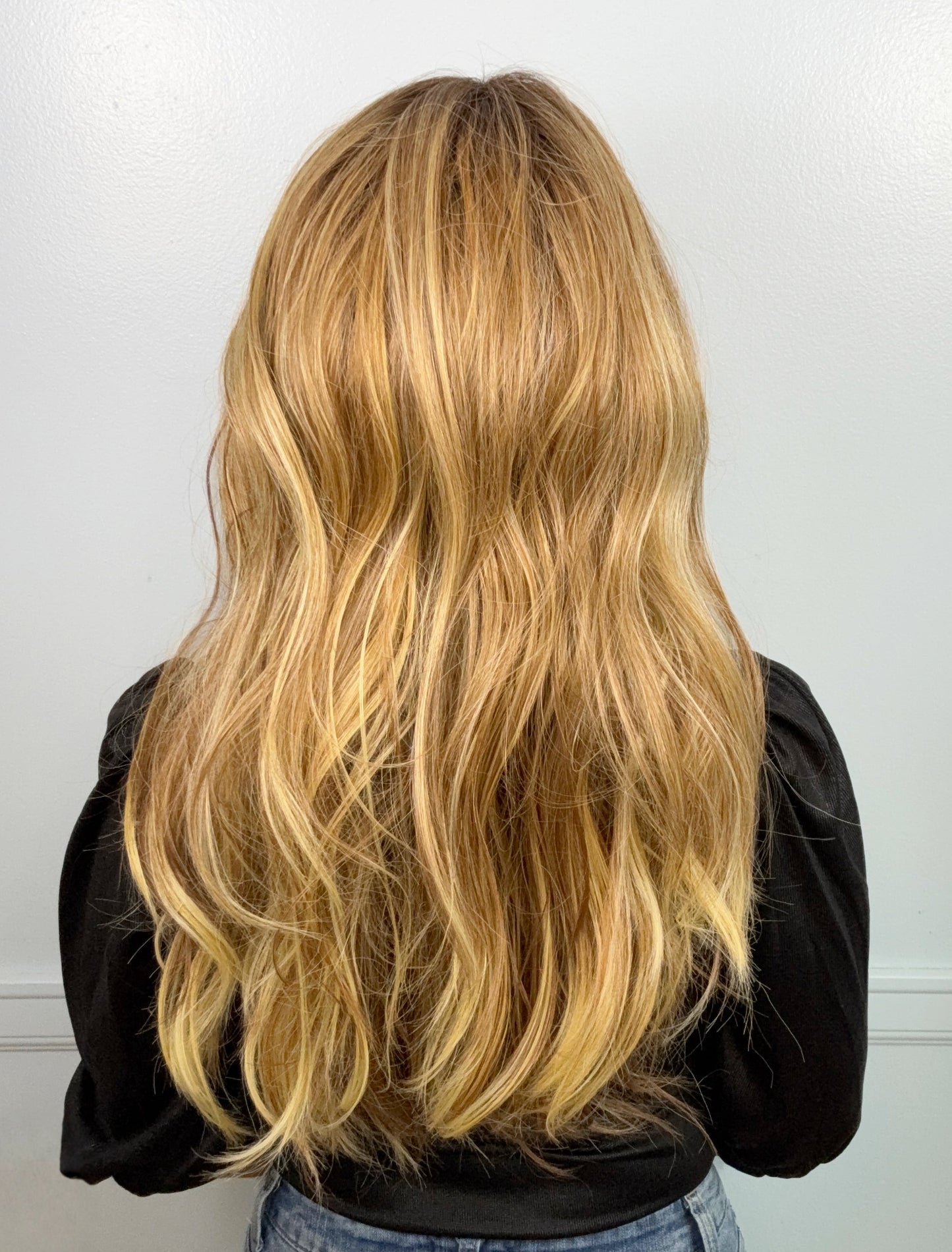 Vivienne | Long Wavy Blonde Wig | Partial Monofilament | Heat Friendly