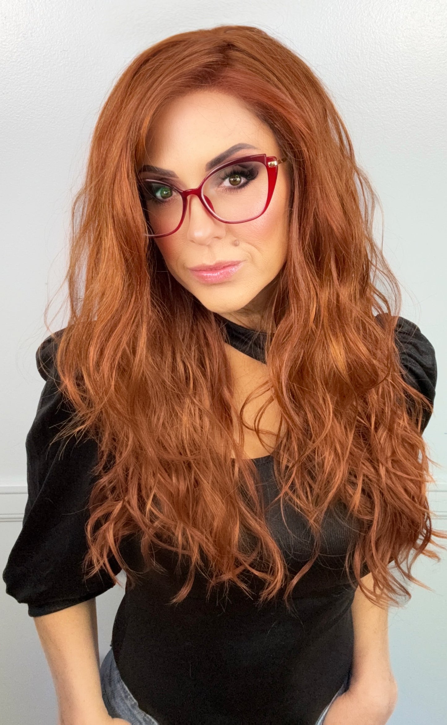 Estella | Long Wavy Lace Front Synthetic Wig